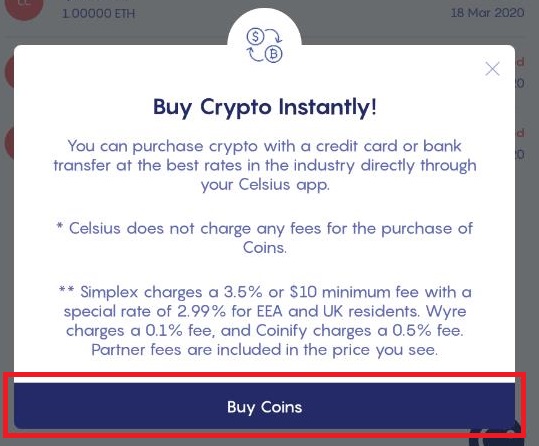 how to buy crypto on celsius