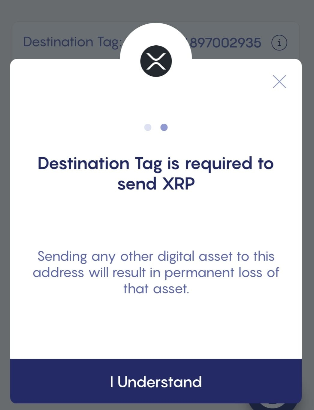 sending xrp without tag